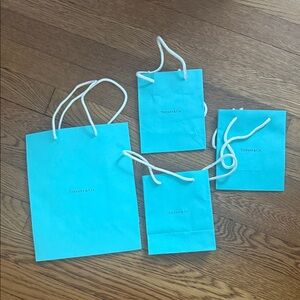 Tiffany and Co Shopping bags set of 4